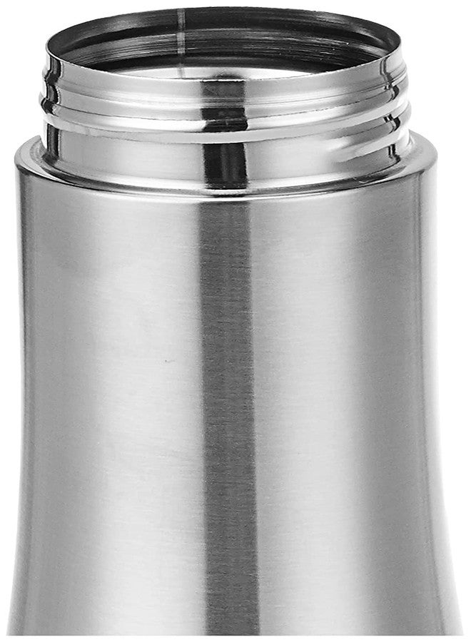 Across Yoga 1000 Single Wall Stainless Steel Water Bottle, 1000 ml, Set of 3, Silver - Image 4